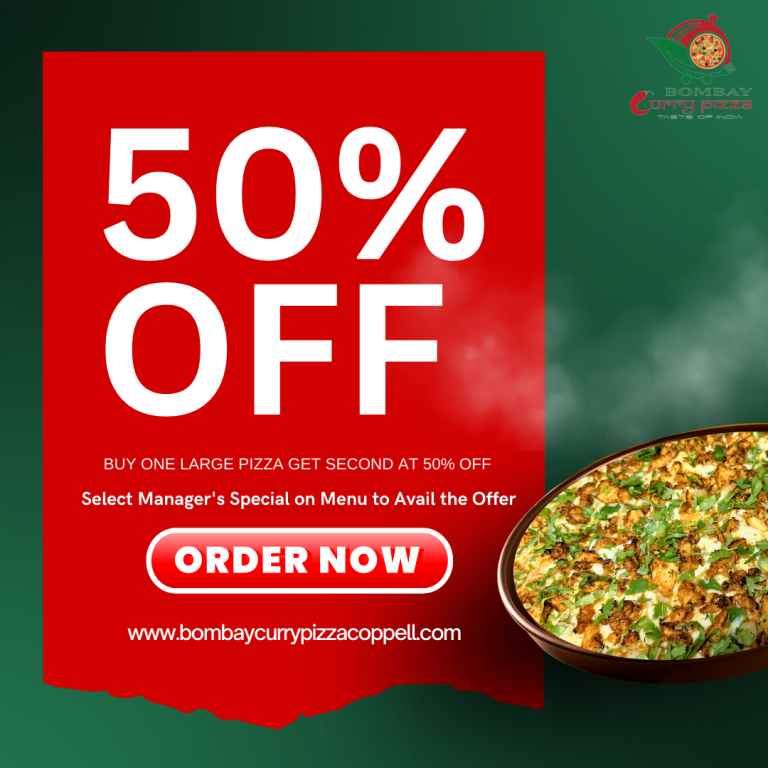Bombay Curry Pizza
